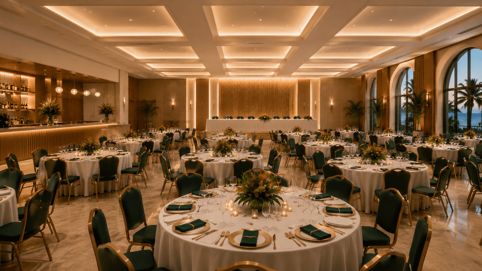 SDKJ-ICC Banquet Hall B — 250-guest banquet space